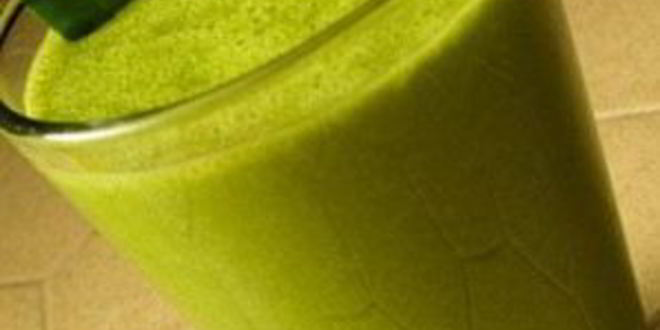 Рецепт зеленого витаминного напитка благо