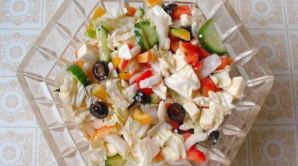 Как приготовить греческий салат на новый год