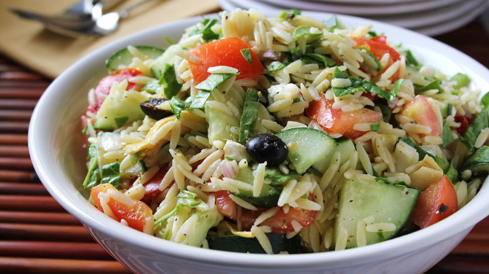 Как приготовить греческий салат орзо