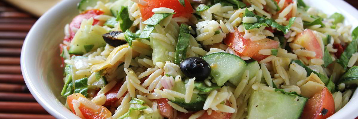 Рецепт Греческого салата Орзо