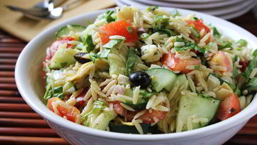 Рецепт Греческого салата Орзо