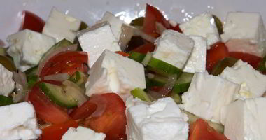 Рецепт Греческого салата с брынзой