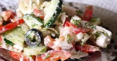 Рецепт Греческого салата с капустой