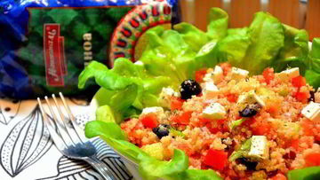 Рецепт Греческого салата с киноа