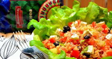 Рецепт Греческого салата с киноа