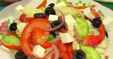 Рецепт Греческого салата с пекинской капустой