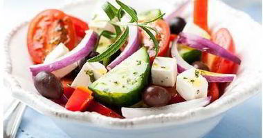 Рецепт Легкого греческого крестьянского салата