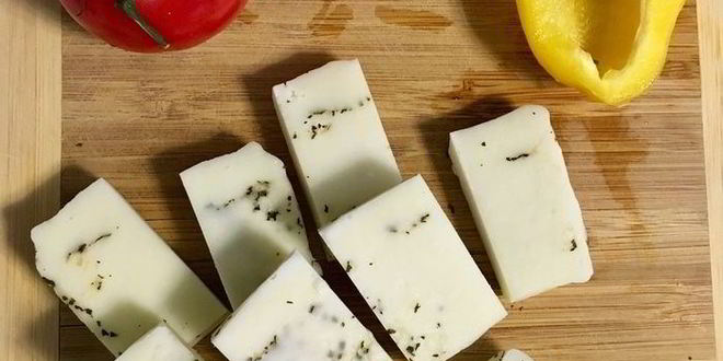 Рецепт салата-гриля с сыром халуми по-гречески
