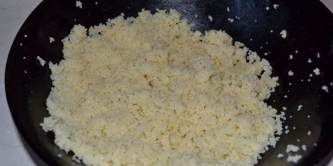 Рецепт салата по-гречески с печеными баклажанами и кус-кусом