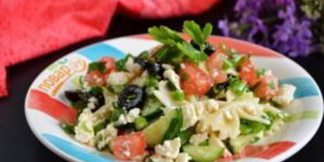 Рецепт салата с брынзой по-гречески