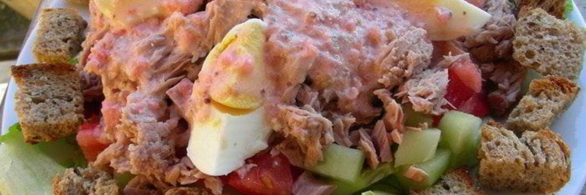 Рецепт Салата с тунцом по-гречески