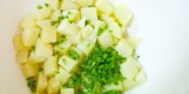 Рецепт картофельного салата с курочкой