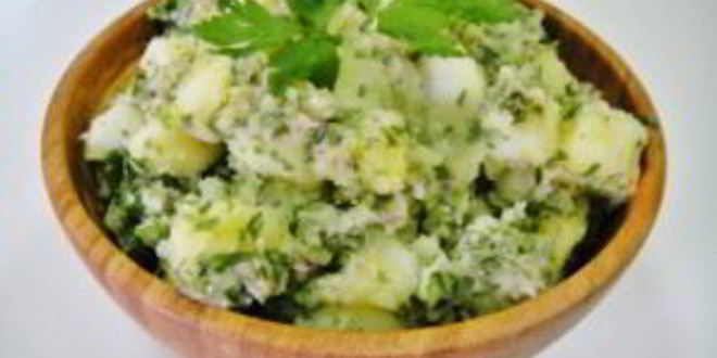 Рецепт картофельного салата с луком