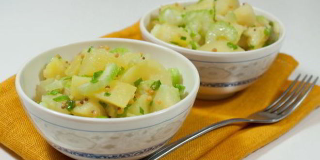 Рецепт картофельного салата с сельдереем