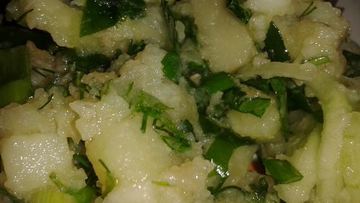 Рецепт Картофельного салата со шпинатом