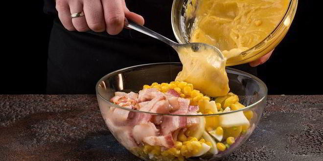 Рецепт немецкого картофельного салата с домашним майонезом