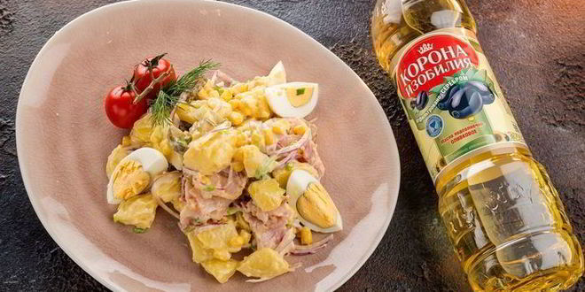 Рецепт немецкого картофельного салата с домашним майонезом