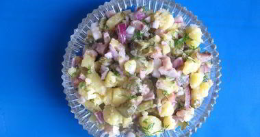 Рецепт Немецкого картофельного салата с сельдью