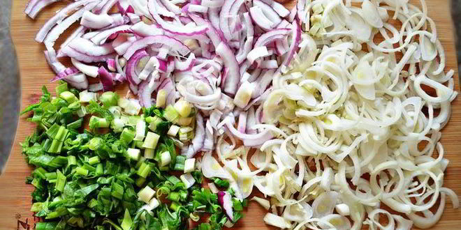 Рецепт салата из картофеля и черемши