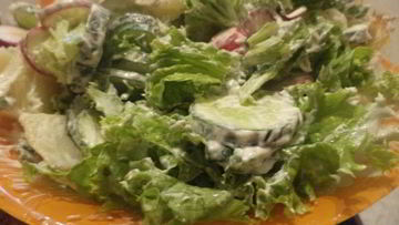 Рецепт Салата из молодого картофеля и редиса