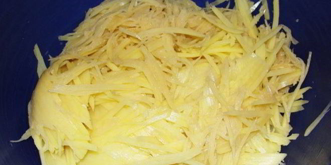 Рецепт салата картофельного азиатская нотка с копченым тофу в томатном соусе