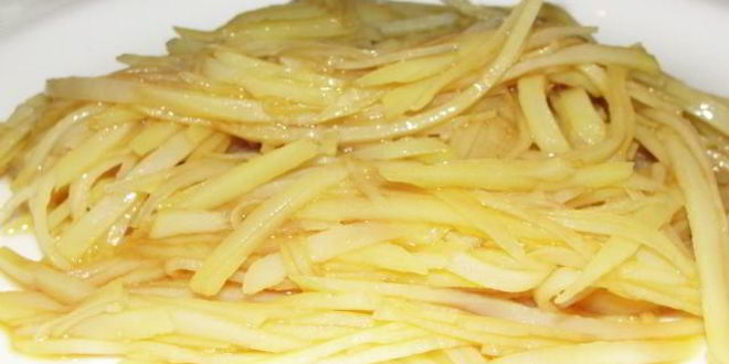 Рецепт салата картофельного азиатская нотка с копченым тофу в томатном соусе