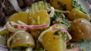 Рецепт Салата картофельного с горчицей