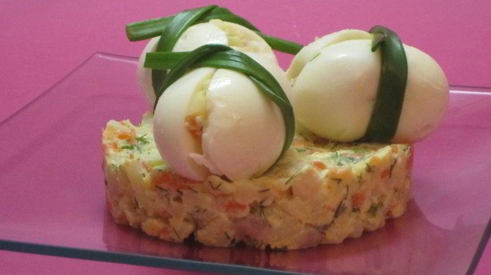 Как приготовить салат картофельный с сельдью