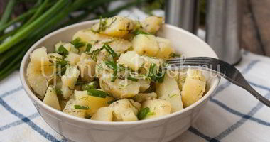 Рецепт Салата Картофельного с зеленым луком