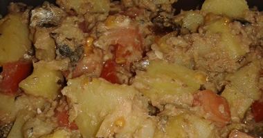 Рецепт Салата с картошкой и шпротами