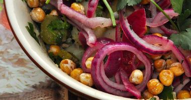 Рецепт Теплого картофельного салата с нутом