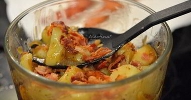 Рецепт Теплого картофельного салата