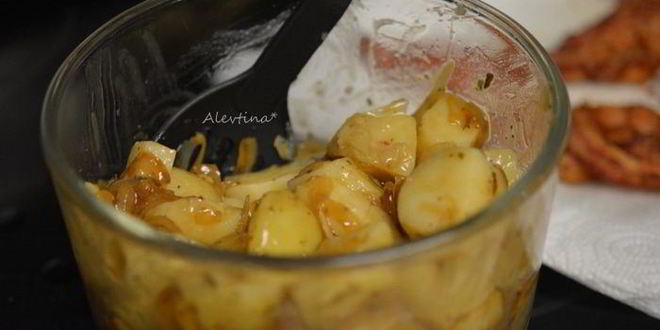 Рецепт теплого картофельного салата