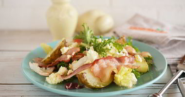 Рецепт Теплого салата с картофелем и беконом