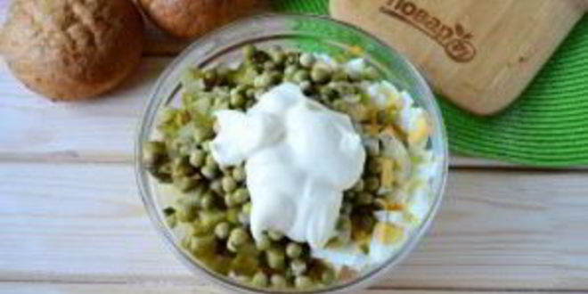 Рецепт булочек, фаршированных салатом оливье