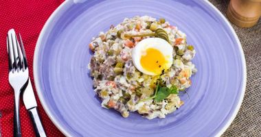 Рецепт Ностальгического салата оливье