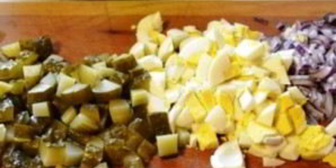 Рецепт оливье с индейкой