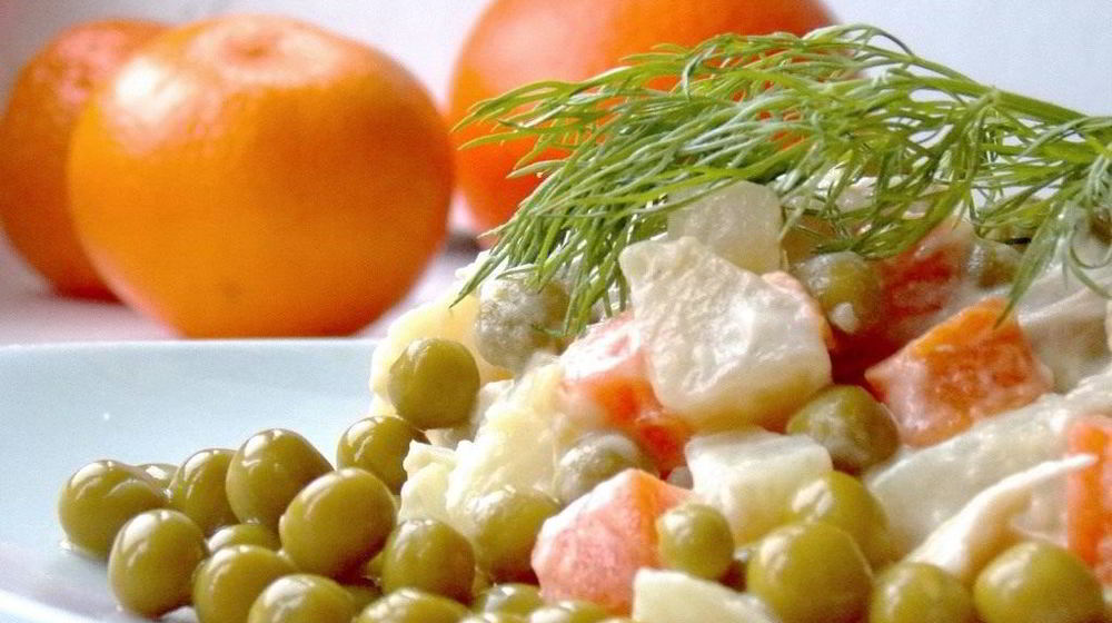 Как приготовить оливье с курицей