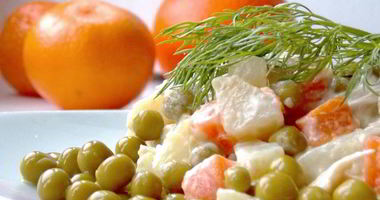 Рецепт Оливье с курицей