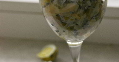 Рецепт Оливье с рябчиками и икрой