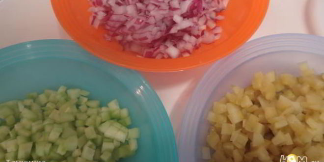 Рецепт оливье вкус детства