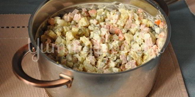 Рецепт салата оливье классический