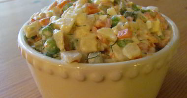 Рецепт Салата Оливье с курицей