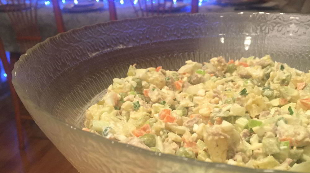 Как приготовить салат оливье с мясом