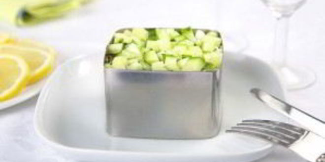 Рецепт салата оливье слоями