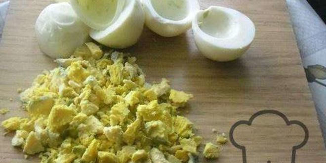 Рецепт салата оливье в виде козы