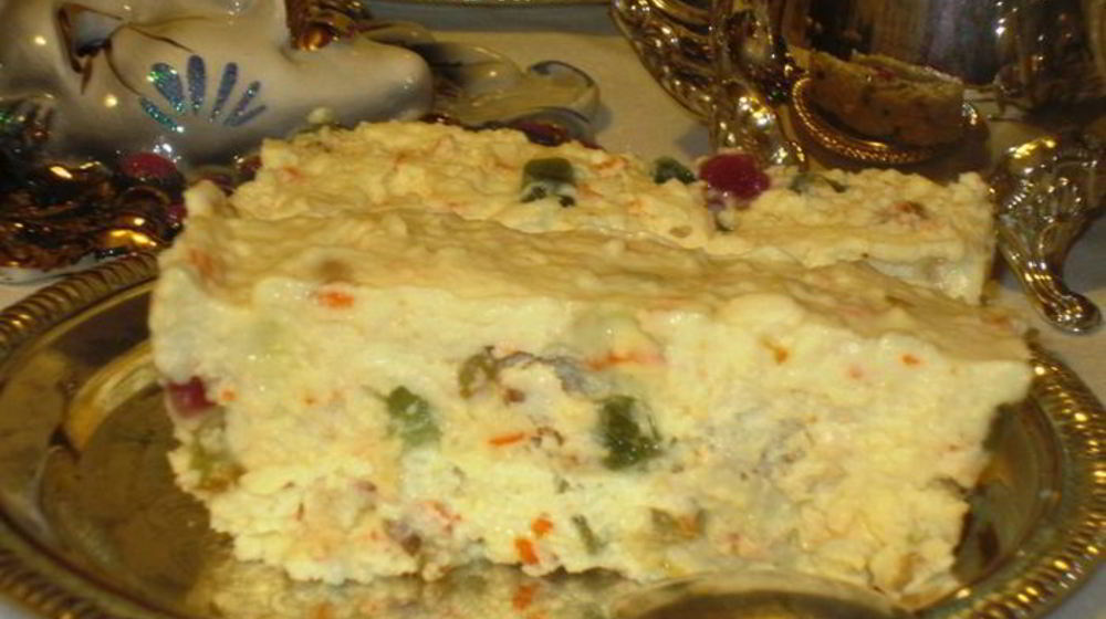 Как приготовить сладкий десерт оливье с маскарпоне