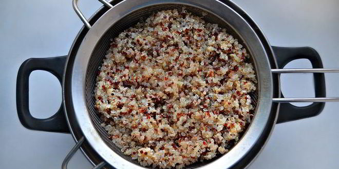 Рецепт овощного салата с киноа