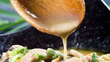 Рецепт Салата из гусиной печени со спаржей