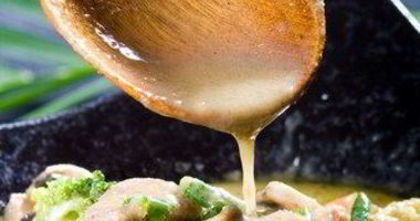 Рецепт Салата из гусиной печени со спаржей